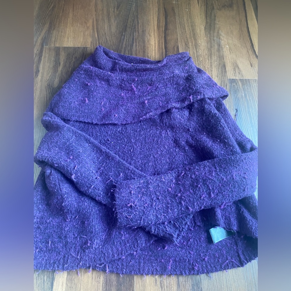 Urban Outfitters purple cowl neck sweater